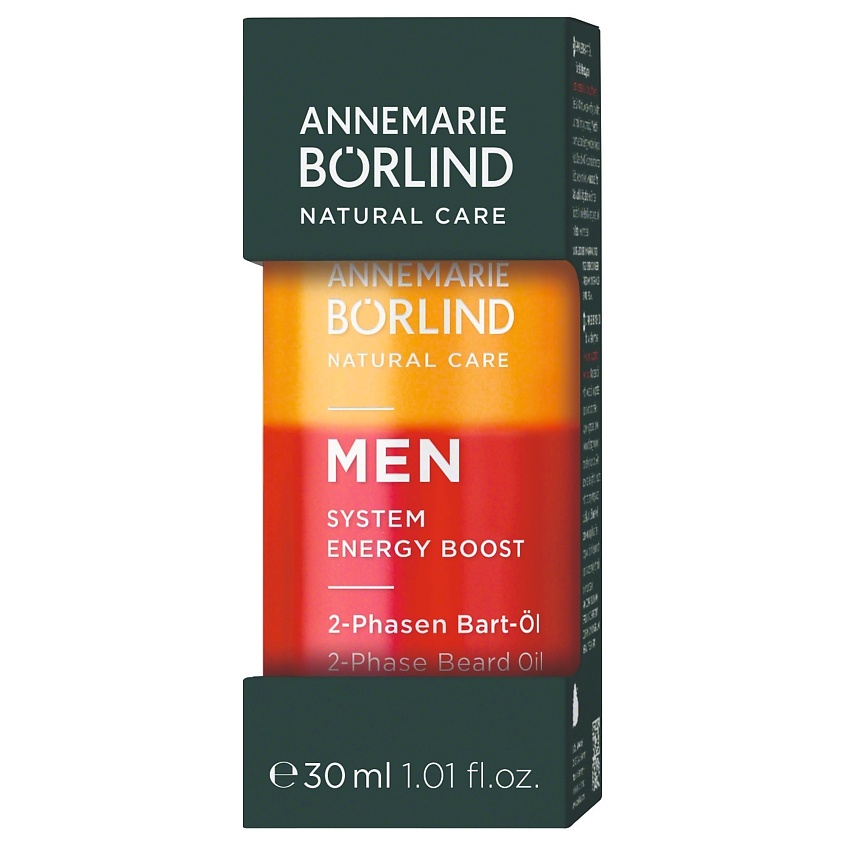 ANNEMARIE BORLIND Масло для ухода за бородой двухфазное Men 2-Phase Beard Oil – фото 2