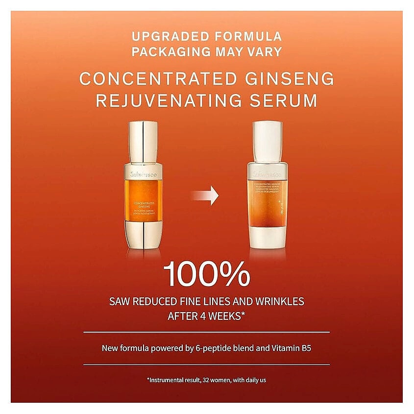 SULWHASOO Укрепляющая сыворотка Concentrated Ginseng Renewing Serum – фото 3