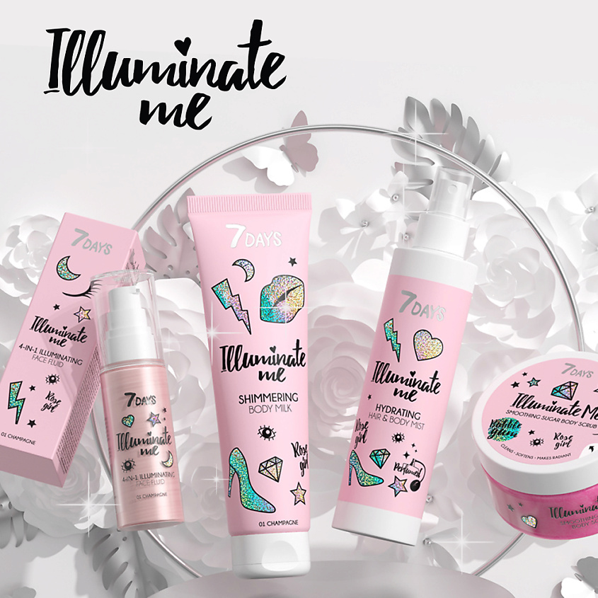 7DAYS Набор косметики, подарочный ILLUMINATE ME ROSE GIRL – фото 8