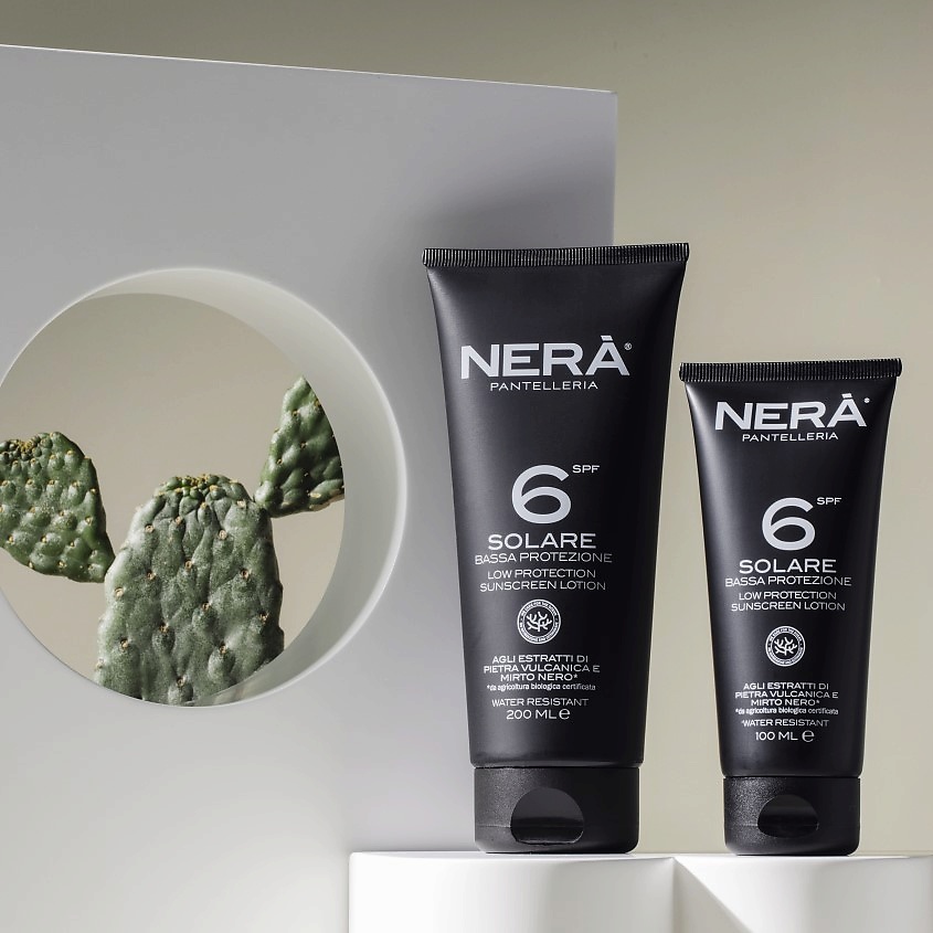 NERA PANTELLERIA Крем для тела солнцезащитный SPF 6 Solare Bassa Protezione – фото 2