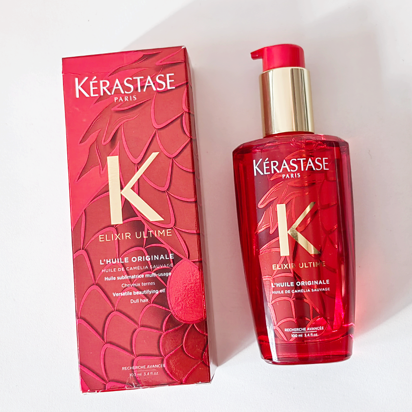 KERASTASE Масло-уход  Elixir Ultime - многофункциональное масло для всех типов волос с камелией – фото 9
