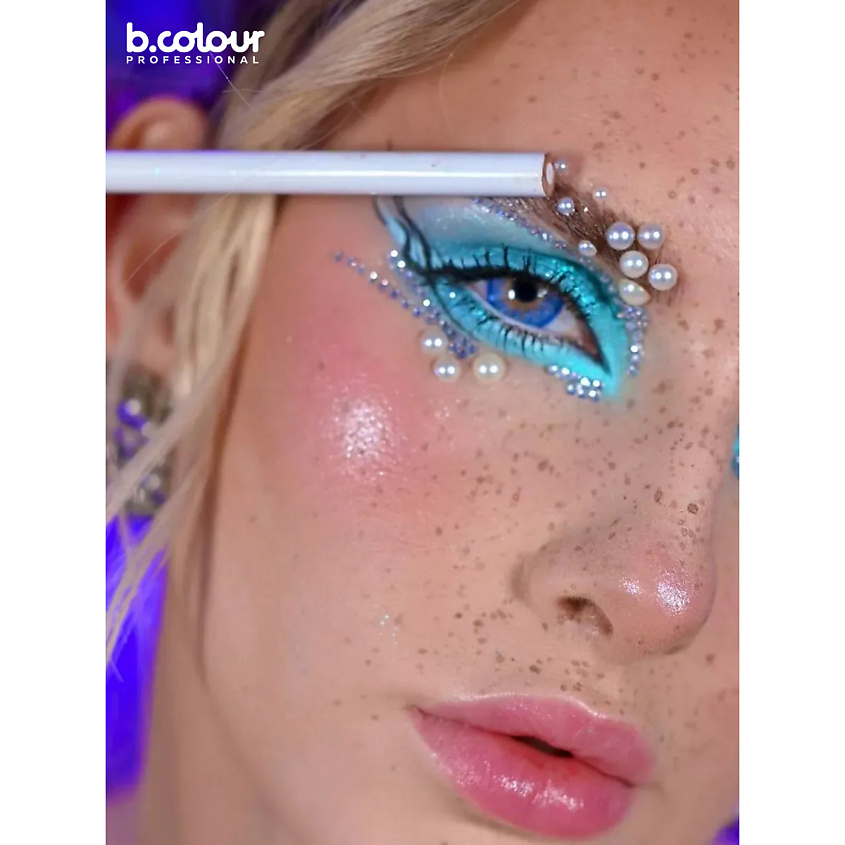 B.COLOUR PROFESSIONAL Стразы для лица и волос самоклеящиеся CAPSULE, Pure pearl – фото 7