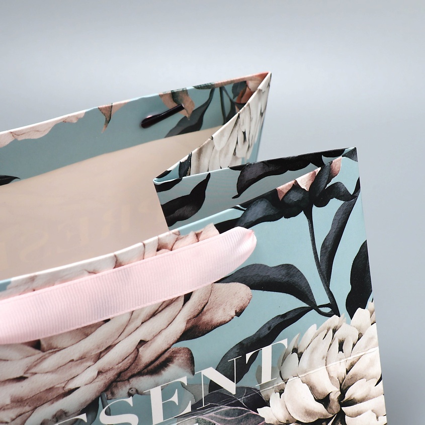 ДАРИТЕ СЧАСТЬЕ Пакет подарочный с широким дном "For you" – фото 4