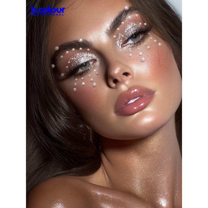B.COLOUR PROFESSIONAL Стразы для лица и волос самоклеящиеся CAPSULE, Pure pearl – фото 12