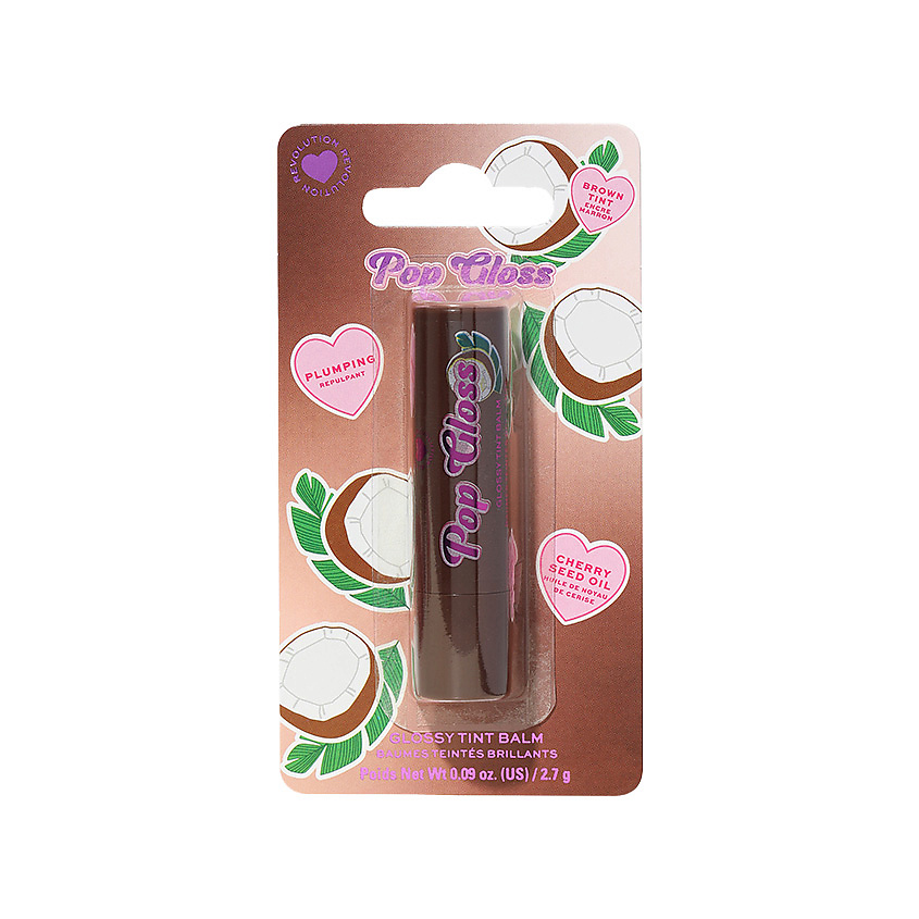 I HEART REVOLUTION Бальзам для губ Pop Gloss Balm – фото 2