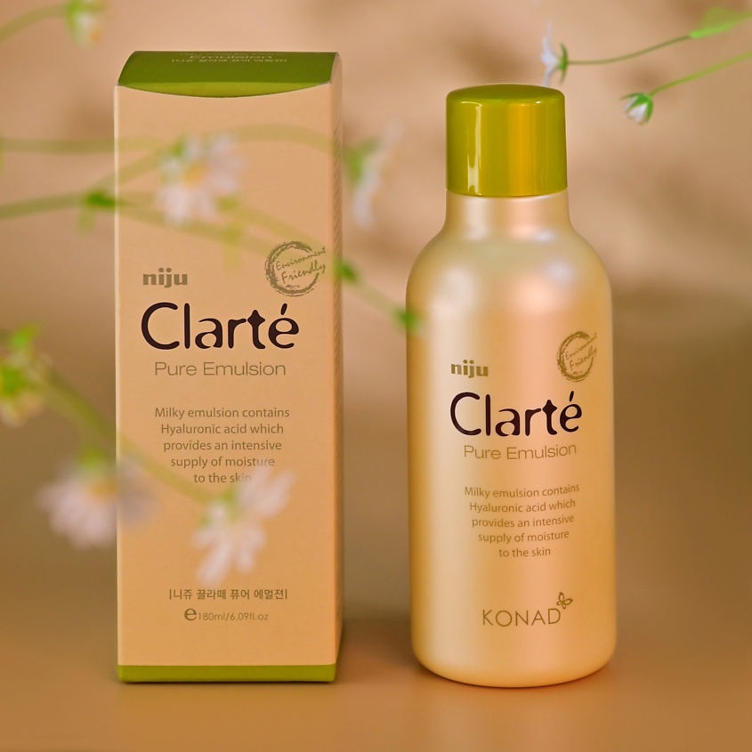 KONAD Niju Clarté Pure Emulsion Легкая увлажняющая сыворотка для лица с экстрактами 7-ми овощей – фото 3