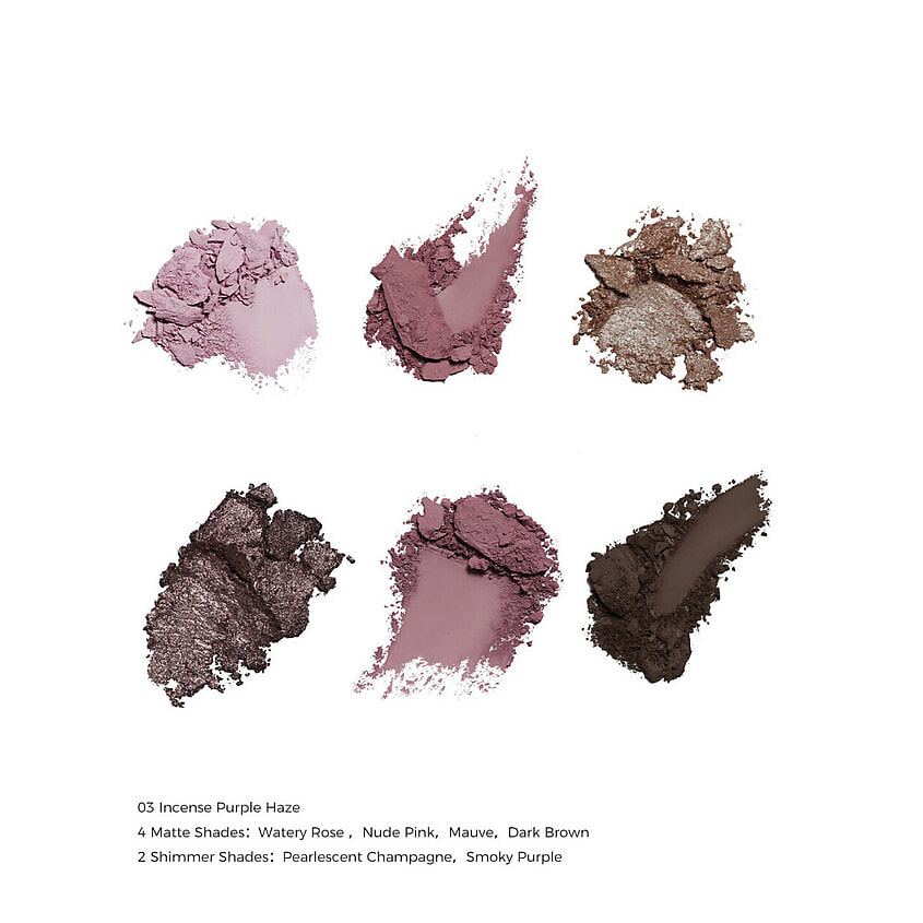 FLOWER KNOWS Палетка теней Butterfly Cloud Collar Embossed Six-Color Makeup Palette – фото 2
