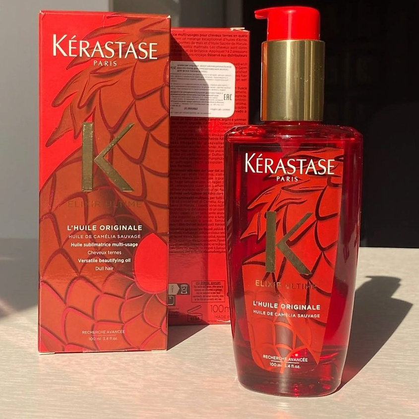 KERASTASE Масло-уход  Elixir Ultime - многофункциональное масло для всех типов волос с камелией – фото 2