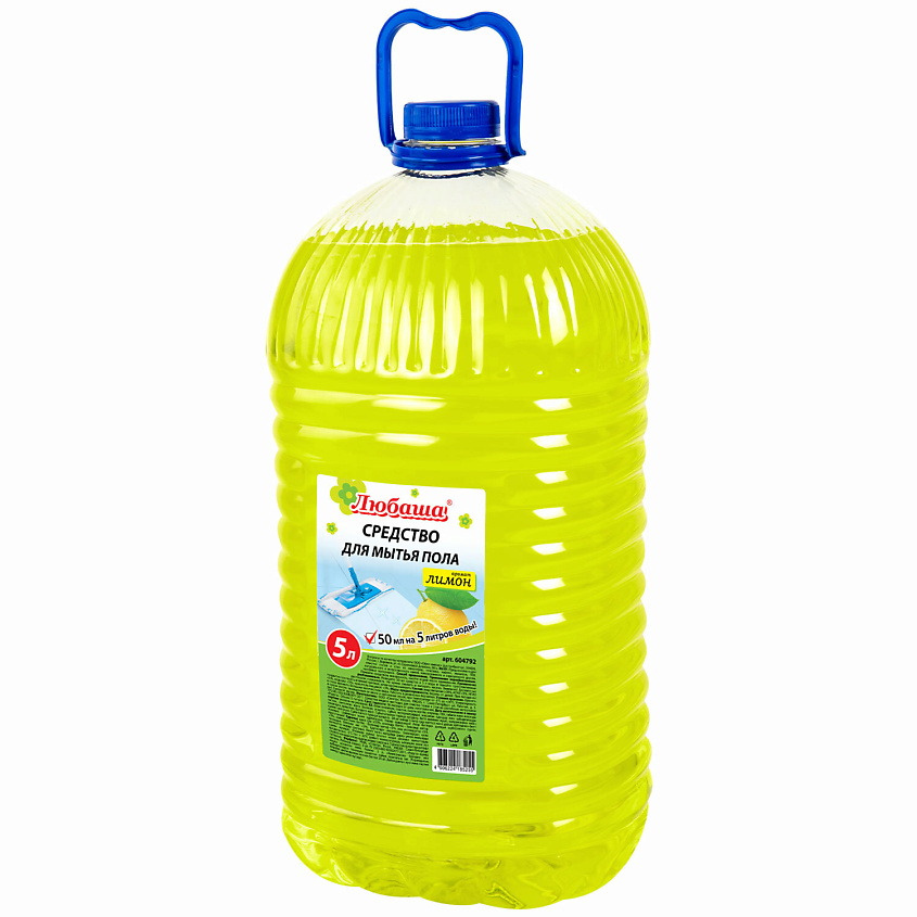 ЛЮБАША Средство для мытья пола Лимон – фото 2