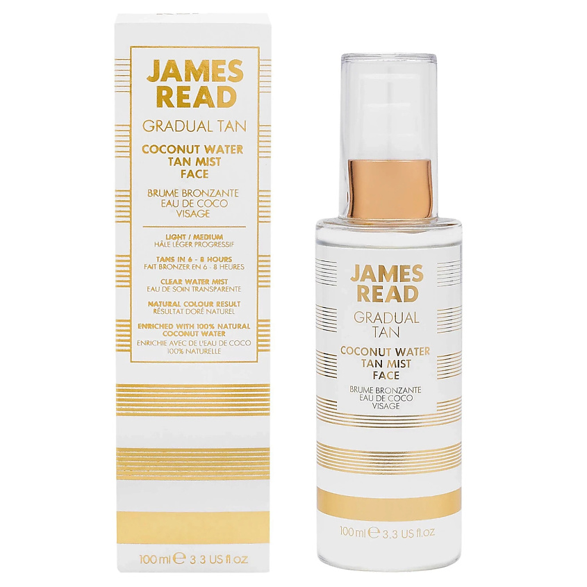 JAMES READ Кокосовый спрей-автозагар для лица "Освежающее сияние" – фото 2