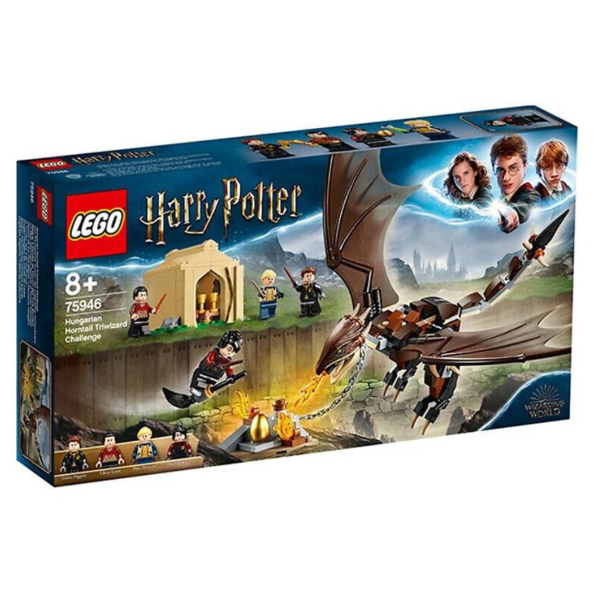 LEGO Конструктор Строительные блоки для Турнира Трёх Волшебников с Венгерским драконом – фото 6