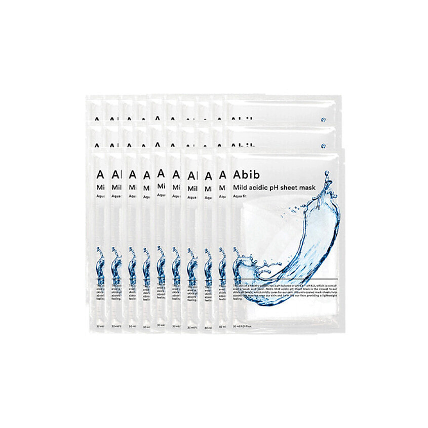ABIB Увлажняющая тканевая маска Mild Acidic pH Sheet Mask Aqua Fit – фото 2