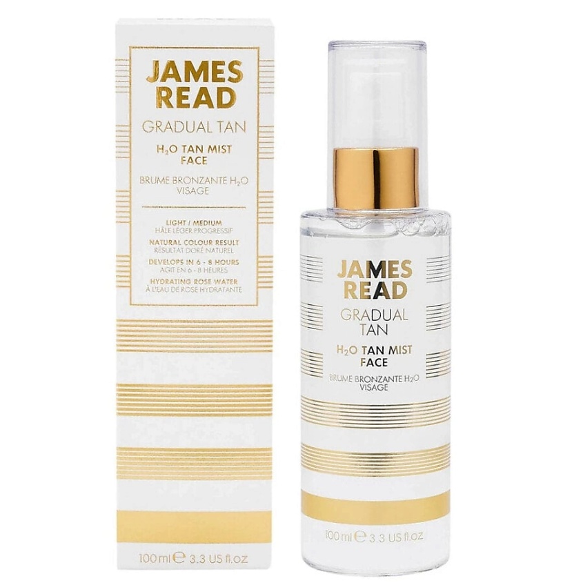 JAMES READ Спрей для лица освежающее сияние H2O Tan Mist Face – фото 2