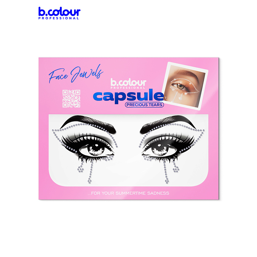 B.COLOUR PROFESSIONAL Стразы для лица и волос самоклеящиеся CAPSULE – фото 13