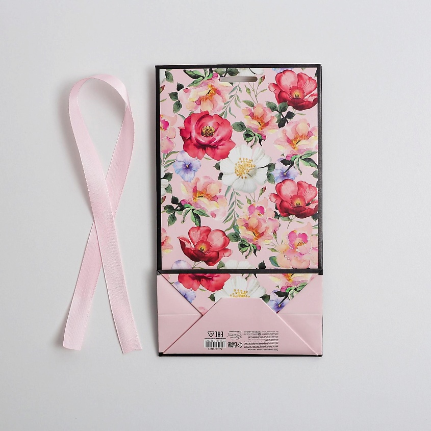 ДАРИТЕ СЧАСТЬЕ Пакет подарочный с лентой "You are beautiful" – фото 5