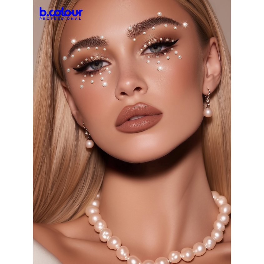 B.COLOUR PROFESSIONAL Стразы для лица и волос самоклеящиеся CAPSULE, Pure pearl – фото 9