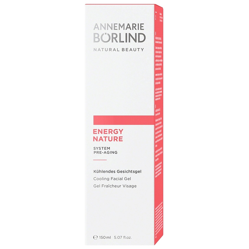 ANNEMARIE BORLIND Гель для лица охлаждающий для нормальной и сухой кожи Energynature Cooling Facial Gel – фото 2
