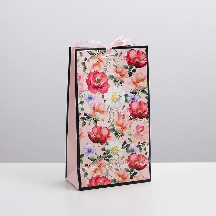 ДАРИТЕ СЧАСТЬЕ Пакет подарочный с лентой "You are beautiful" – фото 4