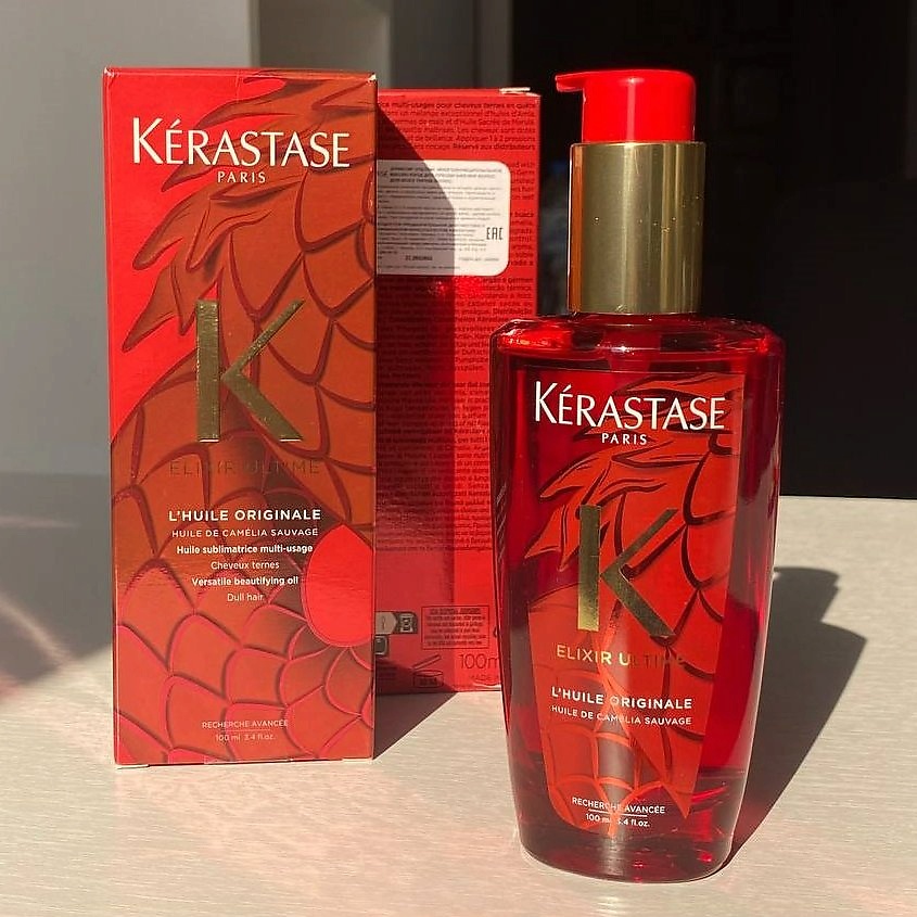 KERASTASE Масло-уход  Elixir Ultime - многофункциональное масло для всех типов волос с камелией – фото 4