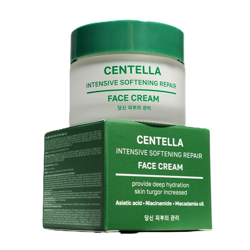 NAME SKIN CARE Крем для лица восстанавливающий с Центеллой Интенсивное смягчение Centella Intensive Softening Repair Face Cream – фото 3
