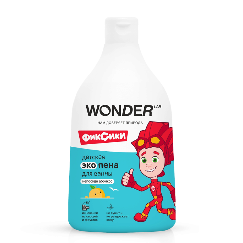 WONDER LAB Детская экопена для ванны непоседа абрикос – фото 1