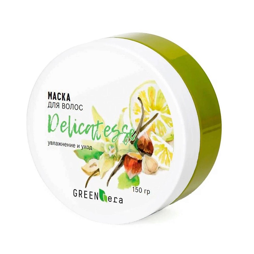 GREEN-ERA Маска для волос Delicatesse "Увлажнение и уход" для поврежденных волос – фото 2