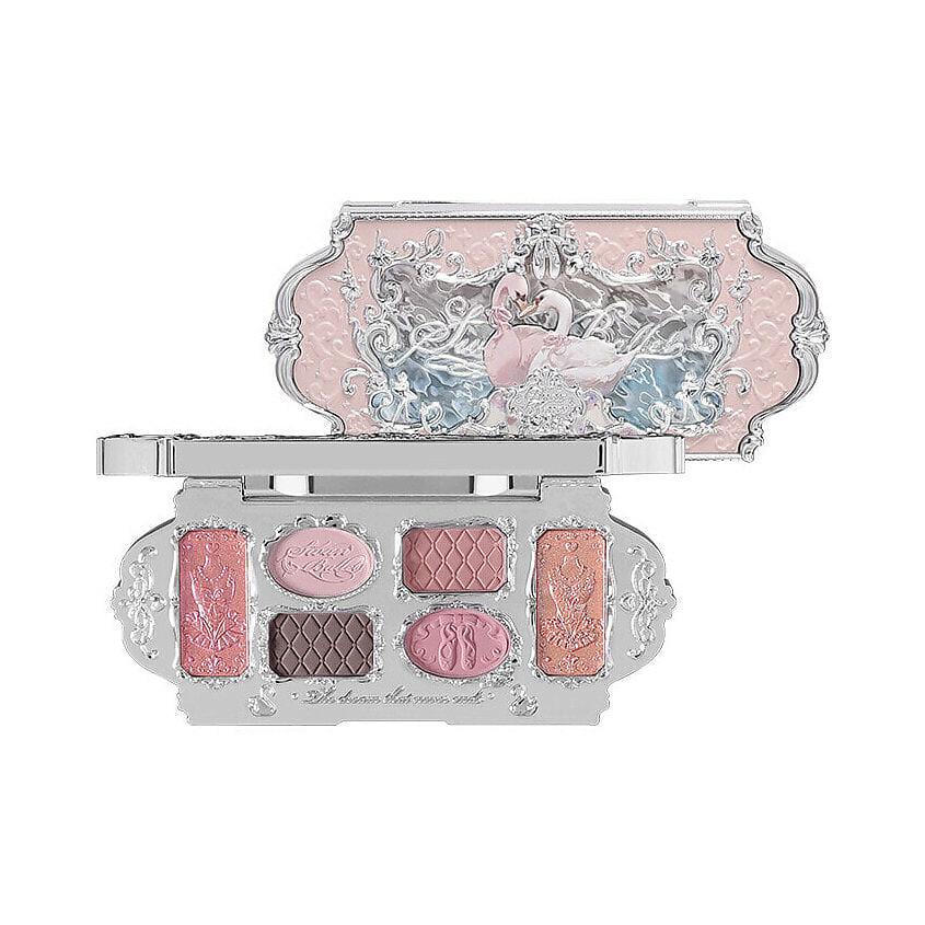 FLOWER KNOWS Палетка Swan Ballet Six-Color Makeup Palette – фото 1