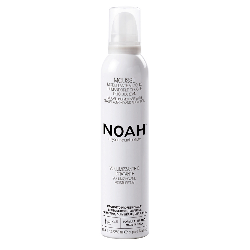 NOAH FOR YOUR NATURAL BEAUTY Мусс для волос моделирующий с миндальным маслом – фото 2