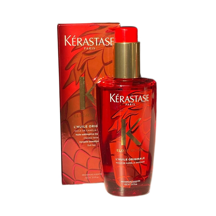 KERASTASE Масло-уход  Elixir Ultime - многофункциональное масло для всех типов волос с камелией – фото 1