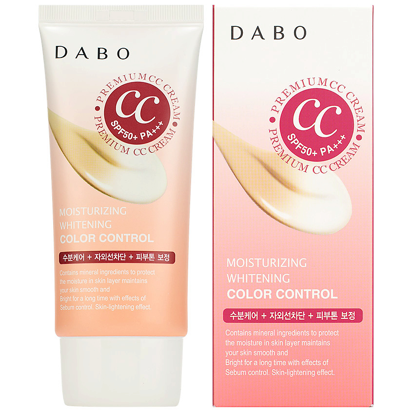 DABO СС крем защитный SPF50+/PA+++ Moisturizing Whitening CC Cream – фото 1