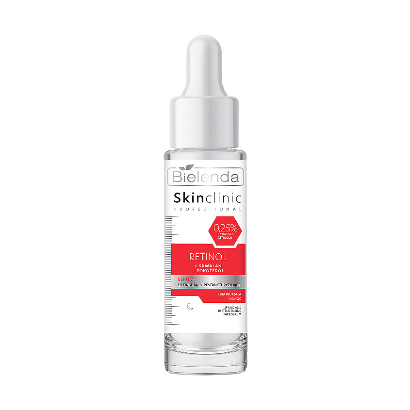 BIELENDA Сыворотка для лица SKIN CLINIC PROFESSIONAL RETINOL лифтинг-эффект с ретинолом – фото 1