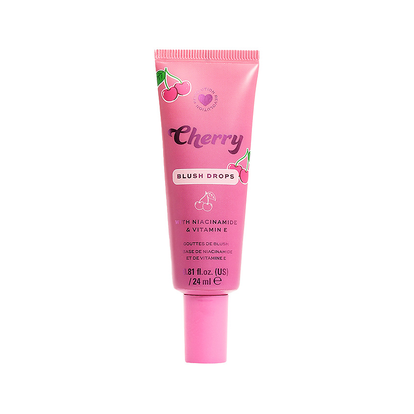 I HEART REVOLUTION Жидкие румяна Cherry Blush Drops – фото 1