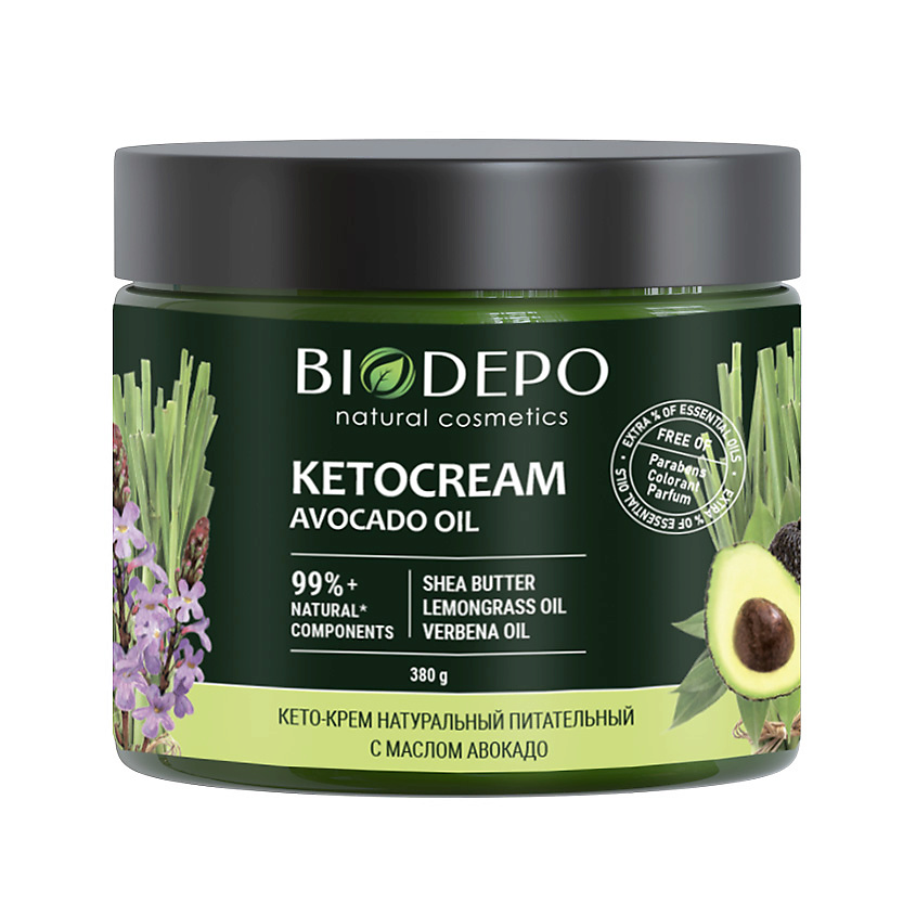 BIODEPO Кето-крем питательный универсальный с маслом авокадо Nourishing Universal Keto-Cream With Avocado Oil – фото 2