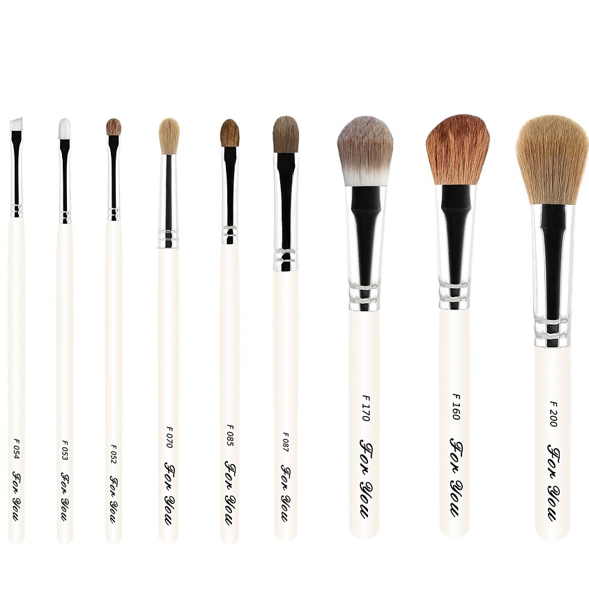 VALERI-D Набор кистей для макияжа серии For You , 9 кистей – фото 2