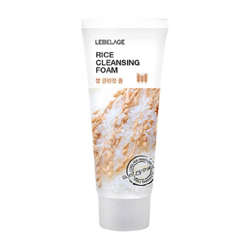 LEBELAGE Пенка с экстрактом риса  CLEANSING FOAM RICE – фото 2