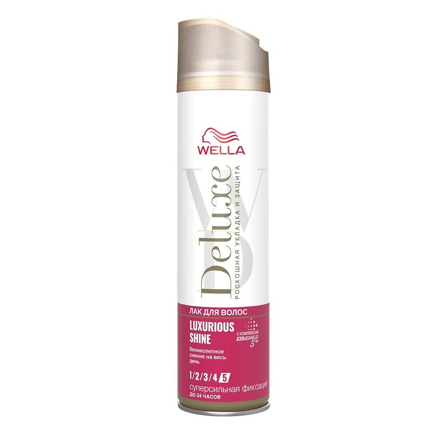 WELLA Лак для волос Deluxe LUXURIOUS SHINE суперсильная фиксация – фото 1