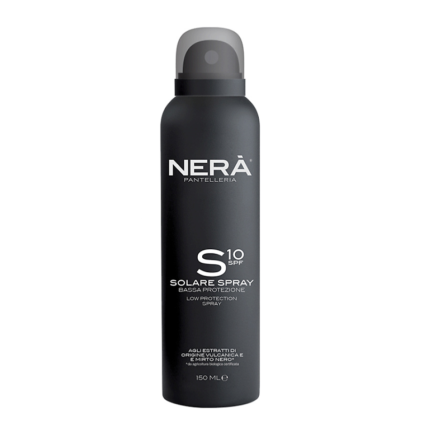 NERA PANTELLERIA Спрей для тела солнцезащитный SPF 10 Solare Spray Bassa Protezione – фото 2