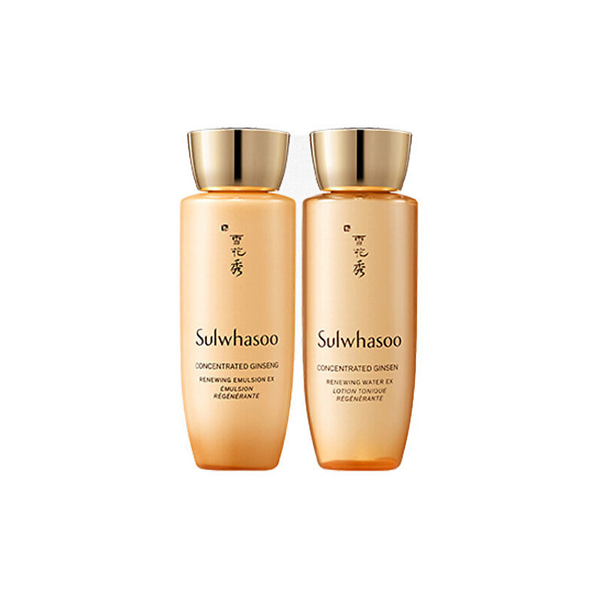 SULWHASOO Набор миниатюр Concentrated Ginseng Renewing Water EX & Emulsion EX – фото 1