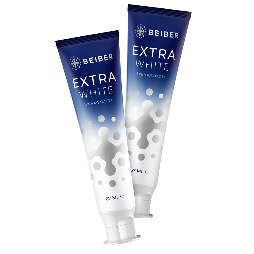 BEIBER Зубная паста отбеливающая Extra White набор – фото 1