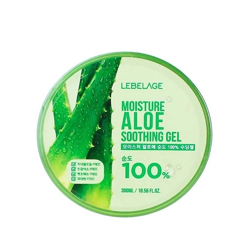 LEBELAGE Увлажняющий успокаивающий гель с алоэ MOISTURE ALOE PURITY 100% – фото 2