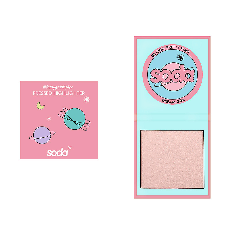 SODA PRESSED HIGHLIGHTER #babygethigher Хайлайтер прессованный – фото 2