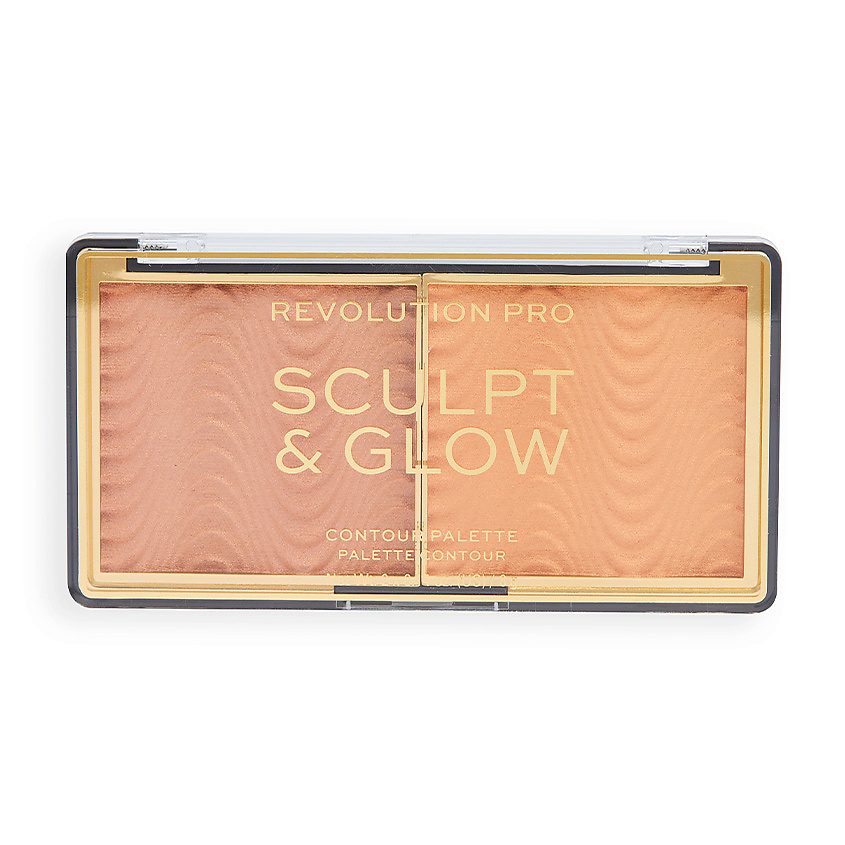 REVOLUTION PRO Палетка для макияжа: Бронзер и хайлайтер Sculp & Glow – фото 1