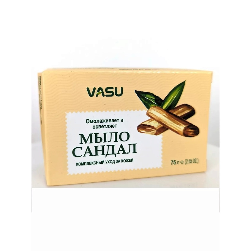 VASU Мыло сандал омоложение и осветление (Sandal) – фото 2