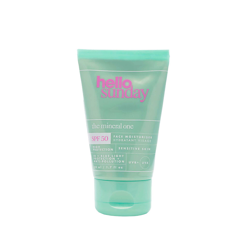 HELLO SUNDAY Крем для лица минеральный SPF 50 The Mineral One Face Moisturiser – фото 1