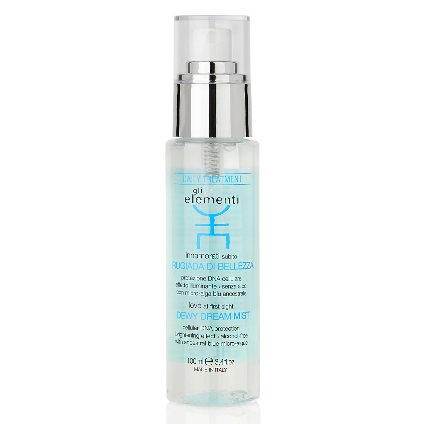 GLI ELEMENTI Спрей-мист для лица увлажняющий Dewy Dream Mist – фото 1