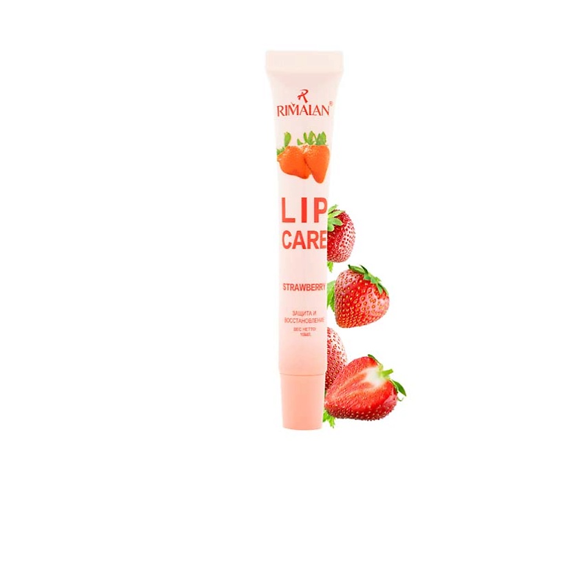 RIMALAN Бальзам для губ Защита и восстановление Strawberry – фото 1
