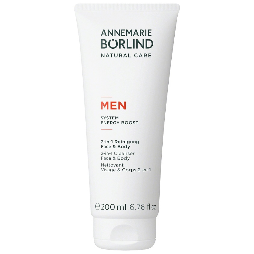 ANNEMARIE BORLIND Гель для душа и умывания 2-в-1 для мужчин Men 2-In-1 Cleanser Face & Body – фото 1