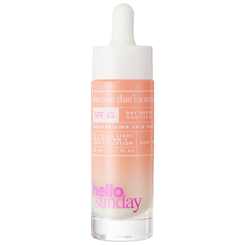 HELLO SUNDAY Сыворотка для лица SPF 45 The One That's A Serum Moisturising Serum – фото 1