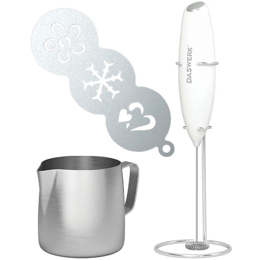 DASWERK Вспениватель-капучинатор электрический с подставкой – фото 1