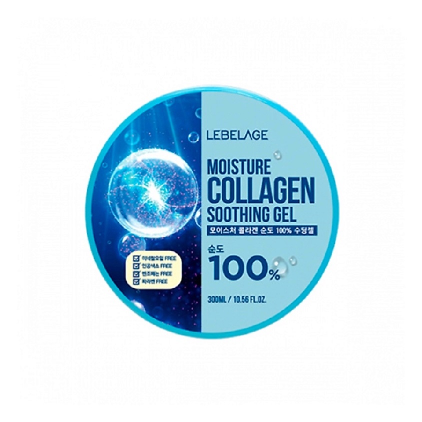 LEBELAGE Увлажняющий успокаивающий гель с коллагеном MOISTURE COLLAGEN PURITY – фото 2